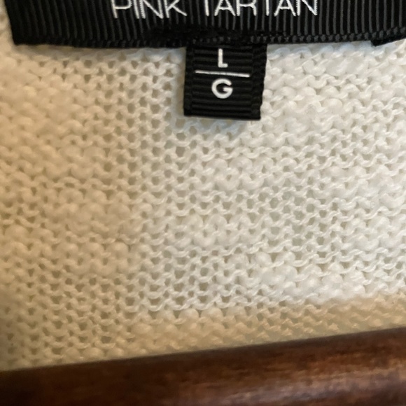 NWOT - Pink Tartan Sweater - Picture 3 of 6